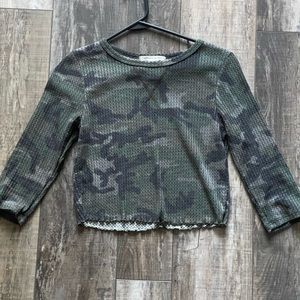 Camo Crop Top